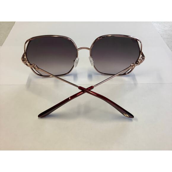 Oscar De La Renta Women\'s Gold Brown Gradient Aviator Sunglasses Classic O9-23 main image 5